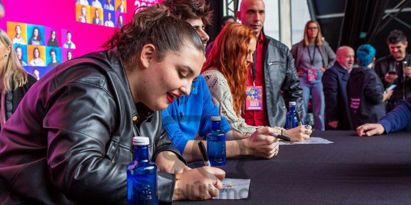 Firma de discos de 'OT23' en Madrid